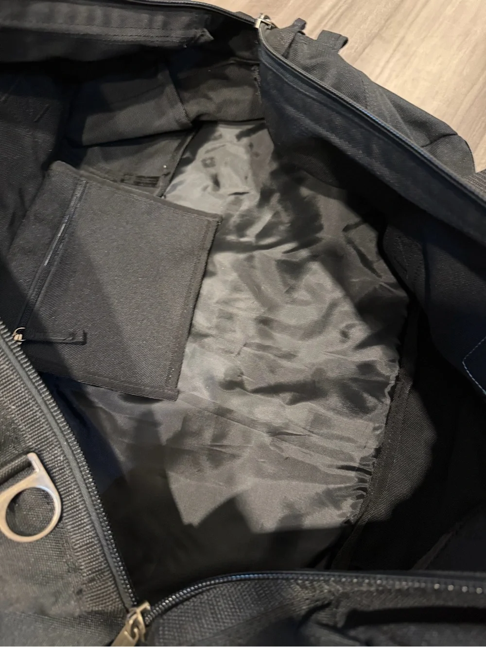 Carhartt Black Heavy Duty Duffle Travel Work Gear Bag